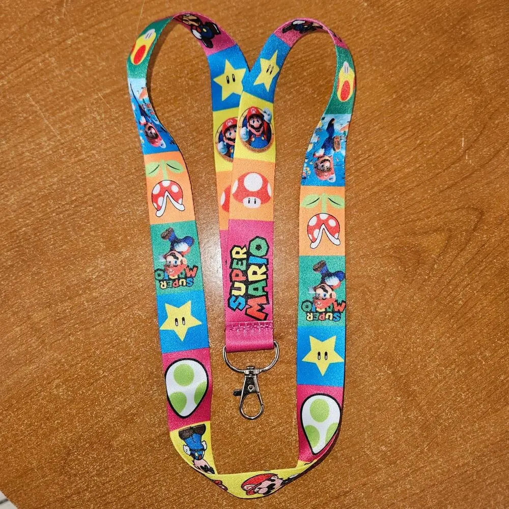Super Mario Lanyard Power Up Your Daily Organization